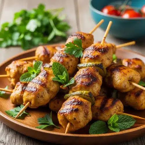 Brochettes poulet