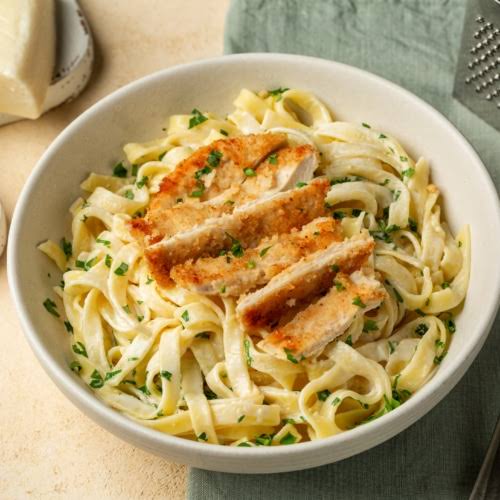 Pâtes poulet à la crème