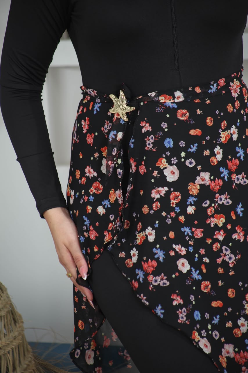 Burkini zippé manches longues